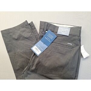 Cole Haan Mens Grand.OS Performance Chino Slacks Pants 36x32 Caviar Black New